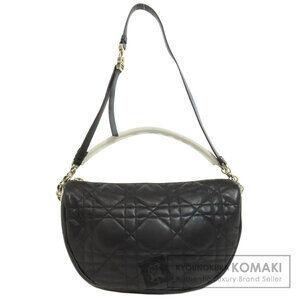 Christian Dior Vibe Cannage Hobo Handbag Lambskin